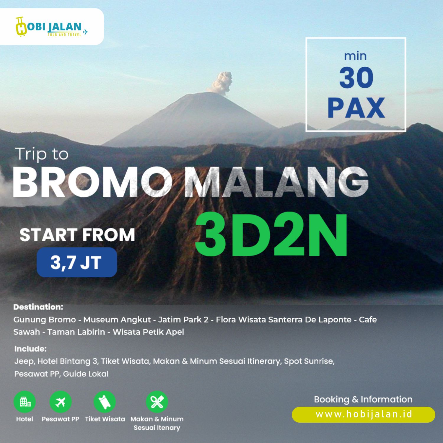 paket trip bromo murah